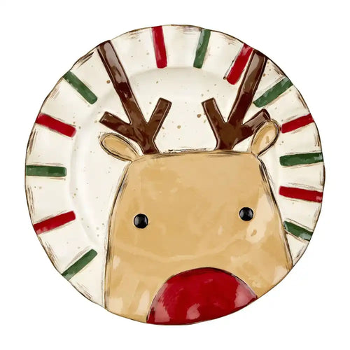 Reindeer Farm Salad Plate