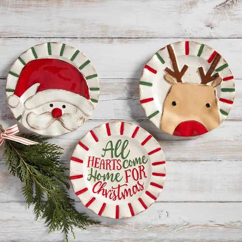 Reindeer Farm Salad Plate
