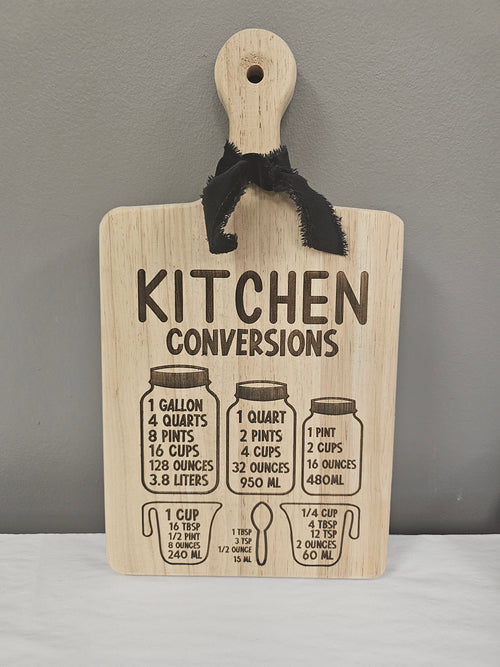 Kitchen Conversions Cutting Board