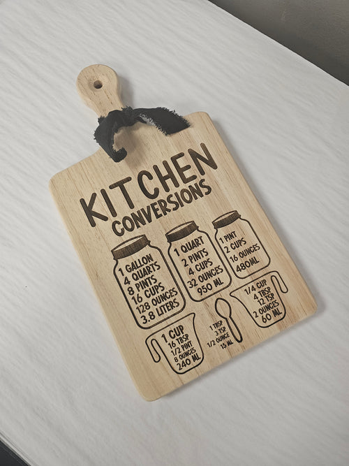 Kitchen Conversions Cutting Board