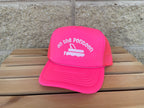 On The Pontoon Trucker Hat - Pineapple Original