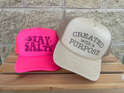 Created With A Purpose Trucker Hat - Pineapple Original