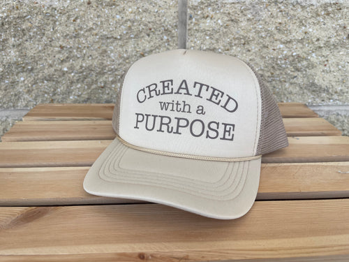 Created With A Purpose Trucker Hat - Pineapple Original