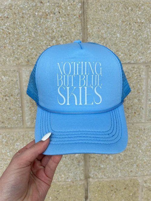 Nothing But Blue Skies Trucker Hat - Pineapple Original