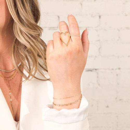 Lovie Gold Heart Ring