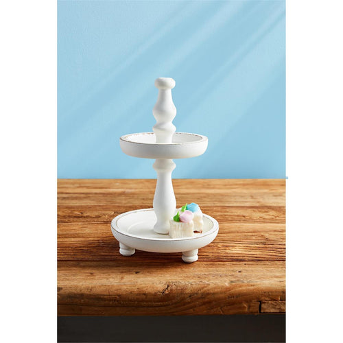 Small White Tiered Server