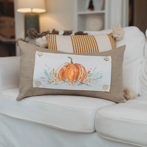 Harvest Pumpkin Nest Pillow Swap - Lucky Bird