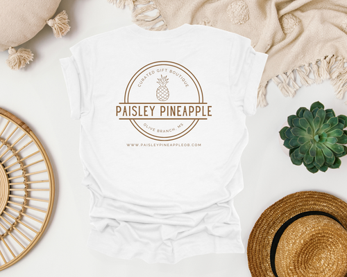 Paisley Pineapple Logo T-Shirt - Pineapple Original