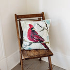 Spiritual Cardinal "Watching Over You" Pillow - Lucky Bird