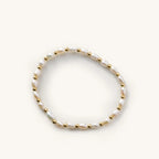 Waterproof Gold Percy Pearl Bracelets