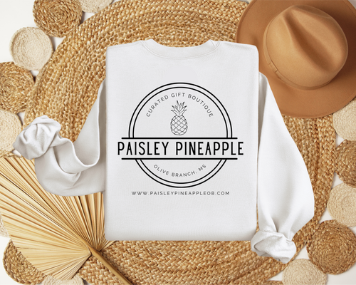 Paisley Pineapple Logo Sweatshirt - Pineapple Original