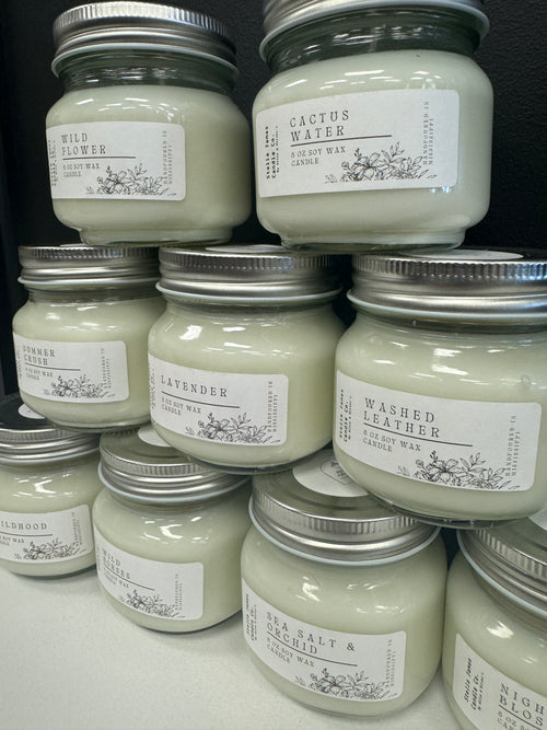 8oz Jar Soy Wax Candles