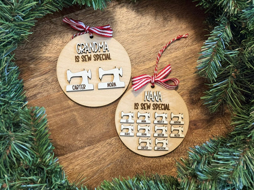 Personalized Sew Special Ornament