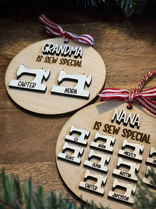 Personalized Sew Special Ornament