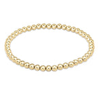 Classic Gold 4mm Bead Bracelet - enewton