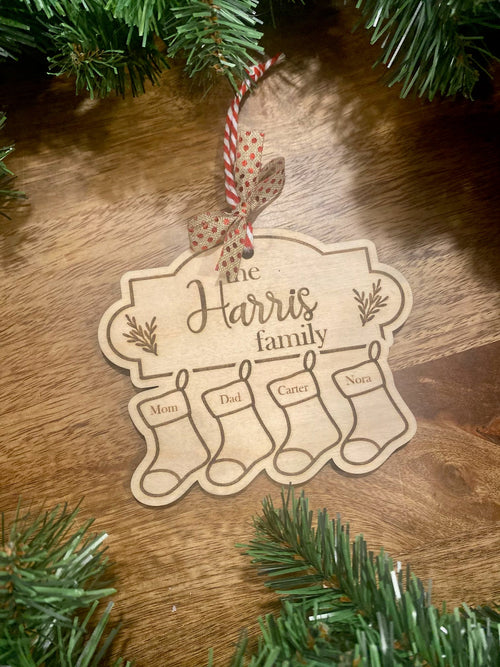Personalized Stocking Ornaments