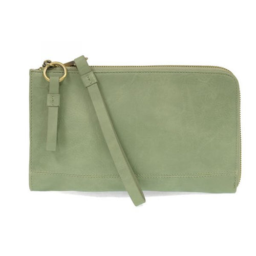 Cameo Green Karina Wristlet and Wallet