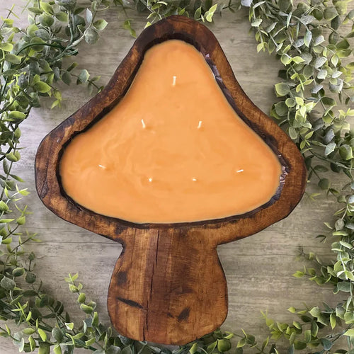 Mushroom Dough Bowl Candle - Mississippi Candle Company