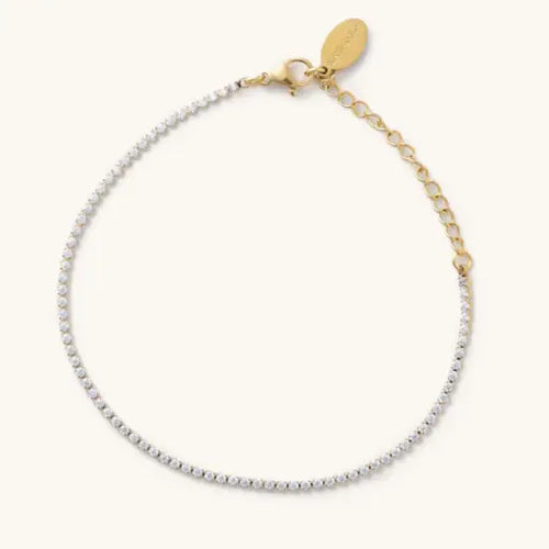 Gold Micro Tennis Bracelet - Waterproof