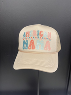 American Mama Trucker Hat - Pineapple Original