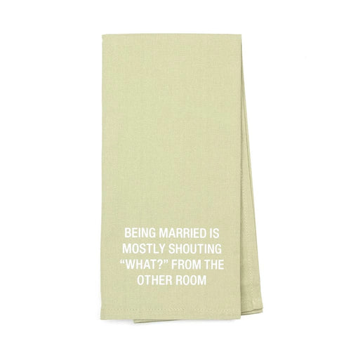 Being Married Tea Towel