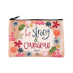 Be Strong and Courageous Coin Purse