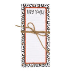 Hey Yall Leopard Magnetic List Pad