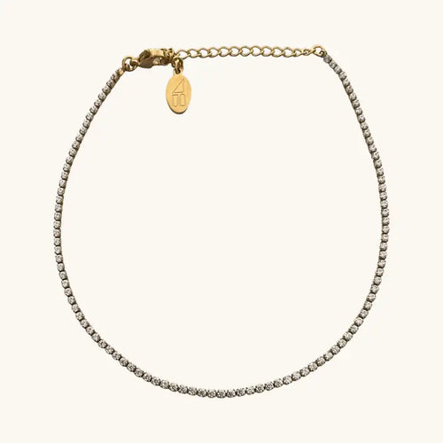 Gold Micro Tennis Bracelet - Waterproof