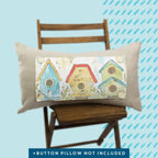 Spring "Birdhouse Color" Pillow Swap - Lucky Bird