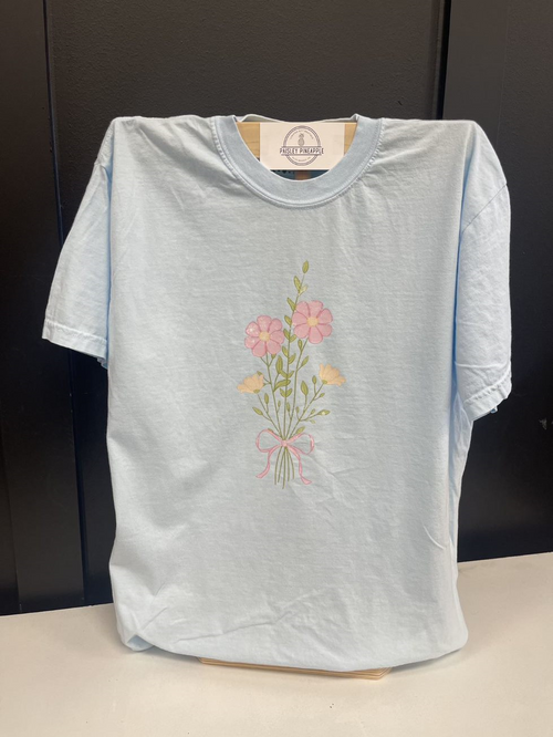 Flowers With Bow T-Shirt - Pineapple Original