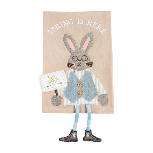 Easter Dangle Leg Tea Towels